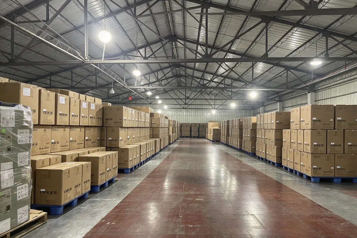 Warehouse at RUICHI office chair factory
