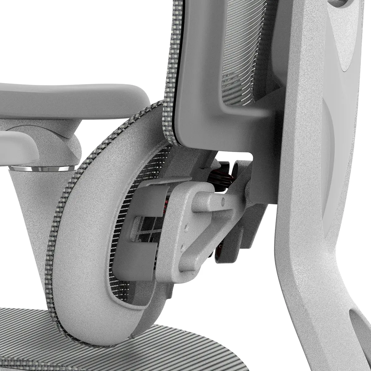 Ergonomic Mesh Office Chair - Back View
